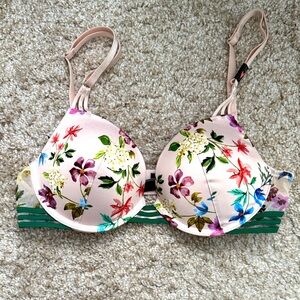 Floral Print Women's Bra